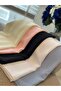 Black Color Plain Chiffon Shawl - Daily&Wedding&Dowry&Mevlüt Shawl - 2