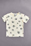 2 Pack Tom & Jerry Printed T-Shirts with Crew Neck and Shorts Sleeves - 2
