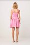 Women's Sleeveless Square Neck Brode Woven Mini Dress %100 Cotton Lined Shift Cut Summer Daily Casual - 5