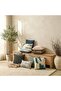 Haven Cushion Cover 45x45cm Moroccan Blue Decorative Pillow - 4