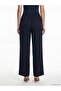 Lcw Modest Navy Blue Elastic Waist Modal Blend Women's Trousers - 4