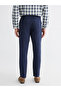 Lcwaikiki Classic Navy Blue Regular Fit Linen Blend Men's Chino Pants - 5