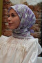 Lily Pattern Indian Cotton Scarf - 2