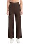 Premium - Sway Collection |   Brown Basic High Waist Modal Wide Leg Women's Trousers