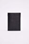 Men's Genuine Leather Black Card Holder Wallet with Compartments - 4