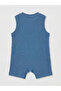 Blue Crew Neck Baby Boy 2-Piece Jumpsuit Set - 5