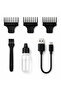 YMEI Professional Hair Trimmer, Cordless & Rechargeable USB Hair Clipper, Precision T-Blade Grooming Machine with Guide Combs, Gold - 4