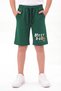 Basketball Print Detailed Boys' Double Pocket Capri Pants with Elastic Waist - 2