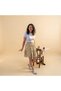 Viscose Fabric Plus Size (Size Range 38-52) Flower-Patterned Midi Shorts Skirt (55 cm) - 2