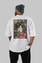 For the Love of Cats 6 Cats Printed White Oversize T-Shirt 100% Cotton Unisex Cat Lover Premium Design - 4