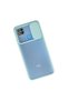Compatible with Redmi 9C Case Palm Frosted Camera Sliding Silicone - Turquoise - 2