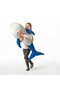 BLÅVINGAD Soft toy, blue whale, 100 cm - 2