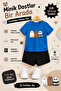 3 Kafadar Printed Children's Set – T-Shirt & Shorts 2-Piece Combination |   Trendy Summer Set for Ages 1-12