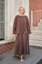 Women's Skirt Suit Set Brown - 4