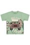 Beep Truck Printed T-Shirt for Ages 2-5 - Green - 4