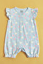رومبير مطرز برقبة دائرية وأكمام مكشكشة - 4