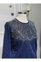 Women's New Season Nergiz Knitwear Fabric Stoned Imported Blouse - 2