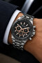 Men's Wristwatch Steel Band Silver Color Functional Premium Design with Calendar Gift Boxed - 2
