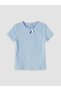 Vizyon New Season Crew Neck Bow Detail Girls' T-Shirt