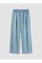 Trendlucky High Waist Wideleg Fit Women's Jean Pants with Difference in Color - 5