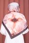 Rose Pattern Shawl Series Brown - 3