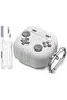 Samsung Galaxy Buds 4 / Buds 4 Pro Case, Soft Silicone Cute Retro Handheld Game Console Design - Grey