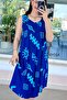 Crew Neck Zero Sleeve Viscose Dress 6Y014 - 3