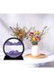 3D Dynamic Sand Art Liquid Motion, Moving Sand Art Picture Round Glass 3D Deep Sea Sandscape in Motion Display Flowing Frame Relaxing Desktop Home Office Work Decor - 4