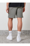 Regular Fit Waffle Jacquard Knitted Shorts - 4