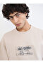 Men Applique Detail Cotton Oversized T-Shirt - 4