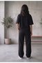 Women's Sweatpants 2-Pack - Black - Gray - Waist-Tied, Suitable for Daily Use, Comfortable Fit, Washable Fabric - 6