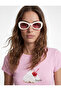 تي شيرت قطني بأكمام قصيرة وقصة ضيقة مطبوع عليه شكل الكرز - 2