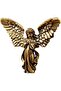 Antique Brass Guardian Angel Figurine – 4.5 cm Height | Vintage-Style Decorative Desk Ornament & Home Décor Accent