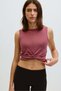 Slim Fit twist-detail sports vest top - 2