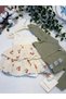 Baby Girl & Child Organic Cotton Muslin and Knitted 3-Piece Set - Green - 7