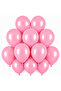 Pink Color Latex Macaron Balloons (30 cm) - 12 Pieces