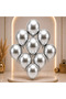 Silver Color Latex Chrome Balloon (45 cm) - 2 Pieces - 2