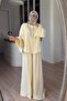 Alya Padded Casual Set - Yellow