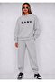 Unisex Wide Cut Zero Neck Vee-Shoulder Tracksuit Baby Printed Set