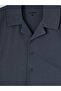 Anthracite Shirt Collar Men's Pajama Top - 2
