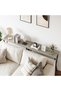 105CM High Quality Entryway Furniture - Stylish and Functional Hall Table for Home Organization and Decorating - Modern and Durable Design, Perfect for Any Space 105*30*81 Gray - 3