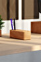 Block Pen Holder - Small |   Desktop Pen Holder Made of Cherry Wood | - 2