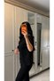 Women's Short Sleeve Crew Neck Lace Detailed Viscose Two Thread Blouse - 2