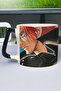 One Piece Anime Printed Ceramic Luxury Mug (1 Piece) Special Black Handle Wave Handle V3D