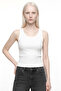 Camisole Ribbed Flexible Basic Undershirt