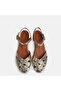 Large size women's genuine leather sandals 41-42-43-44-gold - 3