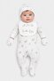 Toddlers Boy 5 Pcs Allover Print Bodysuit And Bib Set, Multicolor