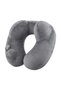Inflatable Orthopedic U-Shaped Neck Pillow Travel Pillow Portable Velvet Neck Support - 2