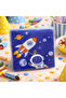Space Birthday Set for 8 People (Plate-Cup-Napkin-Corn Box-Toothpick-Banner) - 4