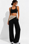 File Model Pareo Waist Accessory with Tie Triangle Lace Look Women's Design - Beige - 8